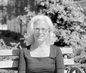 Black and white portrait of Jane Bennett