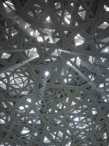<p>The geometric-patterned dome of the Louvre Abu Dhabi © Louvre Abu Dhabi. Architect: Jean Nouvel. Photo: Roland Halbe</p>