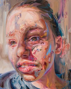 Jenny Saville, Melody, 2024, oil and pastel on canvas, 78 ¾ × 63 inches (200 × 160 cm). Photo: Prudence Cuming Associates Ltd