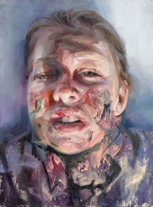 <p>Jenny Saville, <em>Self-Portrait (after Rembrandt)</em>, 2019, oil on paper, 54 ⅛ × 40 inches (137.5 × 101.5 cm) © Jenny Saville</p>