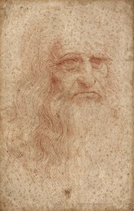 A self-portrait by Leonardo da Vinci