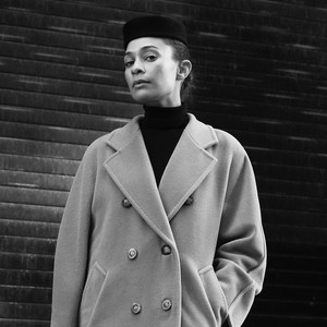 Black and white portrait of Sarah Godfrey