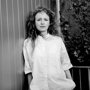 Black and white photo of Stefanie Hessler