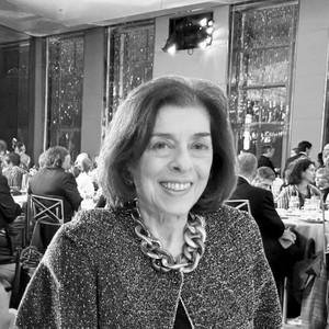 Black and white portrait of Avis Berman