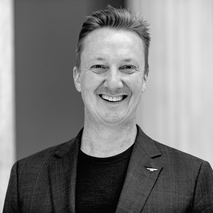 Black and white portrait of Dr. Janne Sirén