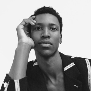 Black-and-white portrait of Calvin Royal III