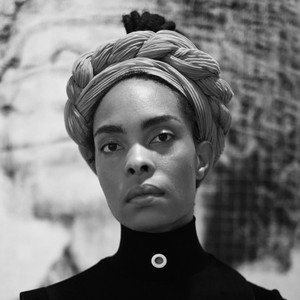 Black-and-white portrait of Kenturah Davis