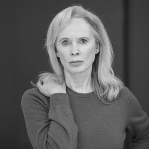 Black and white portrait of Mary Gaitskill