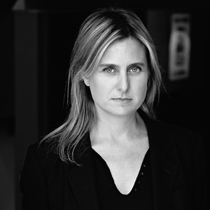 Black-and-white portrait of Chiara Parisi