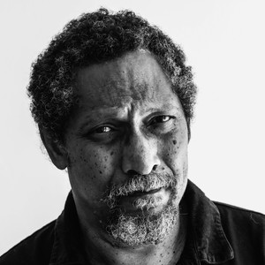 Black-and-white portrait of Percival Everett
