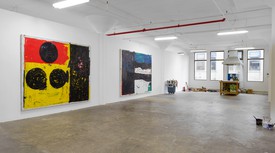 Joe Bradley’s studio, New York, 2018
