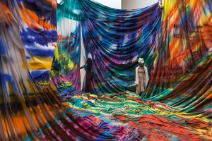 <p>Installation view, <em>Katharina Grosse: Is It You?</em>, Baltimore Museum of Art, March 1, 2020–January 3, 2021</p>