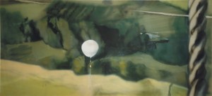 <p>Michael Andrews, <em>Lights I: Out of Doors</em>, 1970, acrylic on canvas, 56 × 122 ⅞ inches (142.3 × 312 cm), private collection. Photo by Antonia Reeve Photography</p>