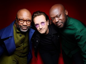<p>Theaster Gates, Bono, and David Adjaye. Photo: Rankin</p>