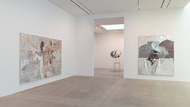 Installation view of work by Rudolf Polanszky at Gagosian, 541 West 24th Street, New York, March 3–April 11, 2020.