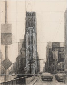 Drawing of a building